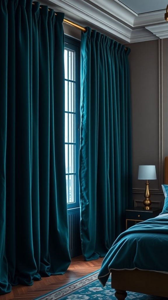 تفاوت پرده کتان و مخمل برای پذیرایی