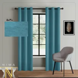 پرده هازان آبی روشن