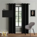 پرده هازان مشکی کد B9500