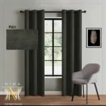 پرده هازان طوسی تیره