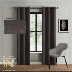 پرده هازان مشکی مات