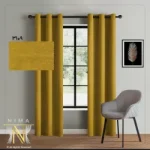 پرده هازان زرد تیره